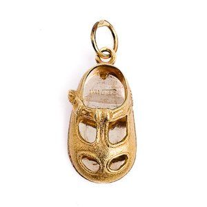 14K yellow Gold Shoe Charm